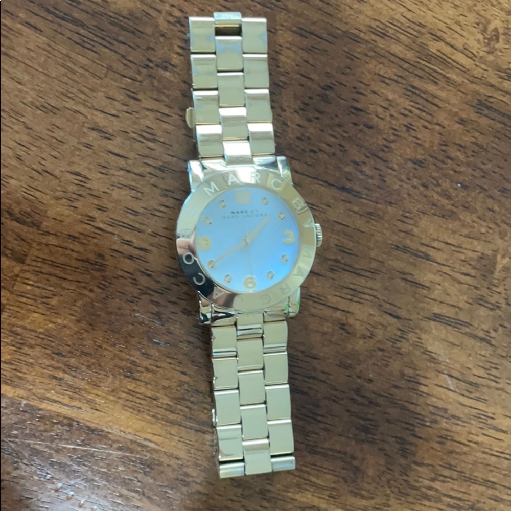 Gold Marc Jacobs watch